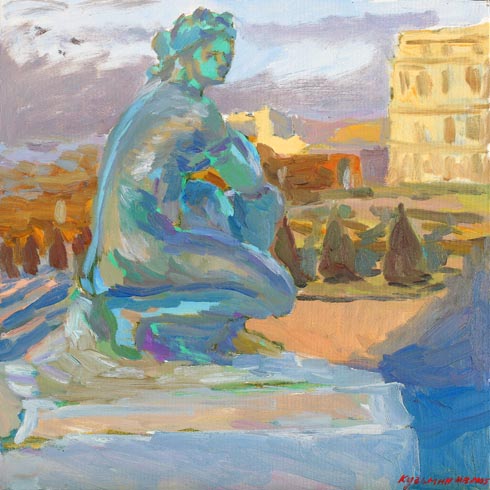 Октябрь в Версале. Холст, масло, 60 х 60 см. 2005.