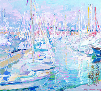 Марина мечты в Гурзуфе. Теуль. Холст, масло, в. 73 x ш. 80 см. 2007 г. Марина мечты в Гурзуфе. Теуль. Холст, масло, в. 73 x ш. 80 см. 2007 г.